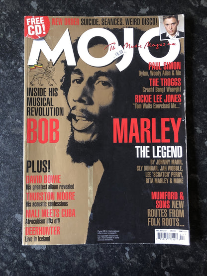 Mojo 212 July 2011 In Good Vintage Condition Magazine