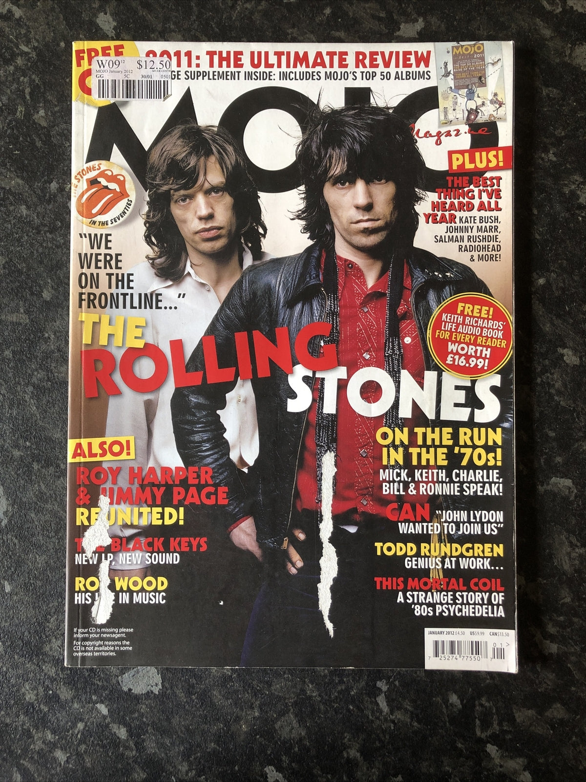 Mojo 218 January 2012 In Ok Vintage Condition Magazine