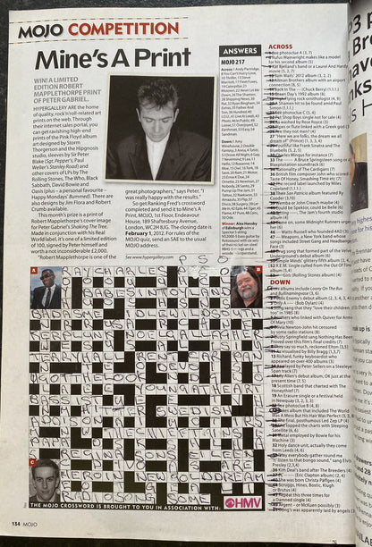 Mojo 219 February 2012 In Ok Vintage Condition Magazine