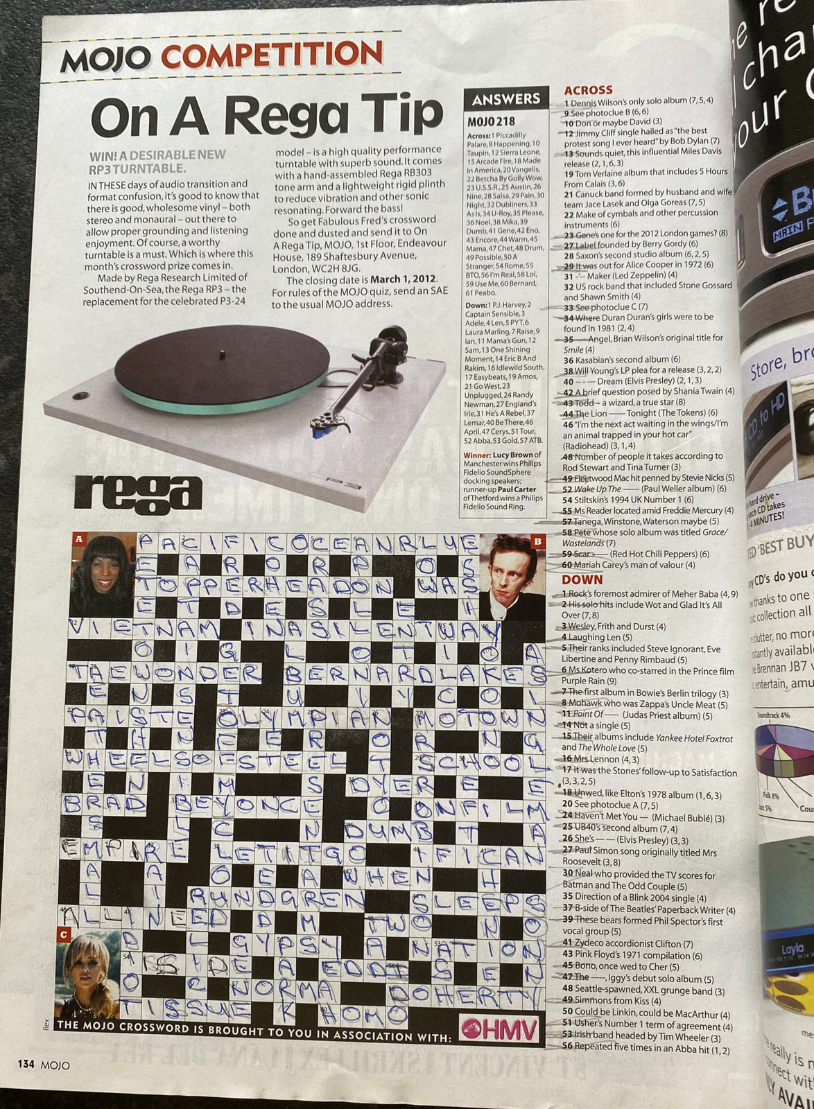 Mojo 220 March 2012 In Ok Vintage Condition Magazine