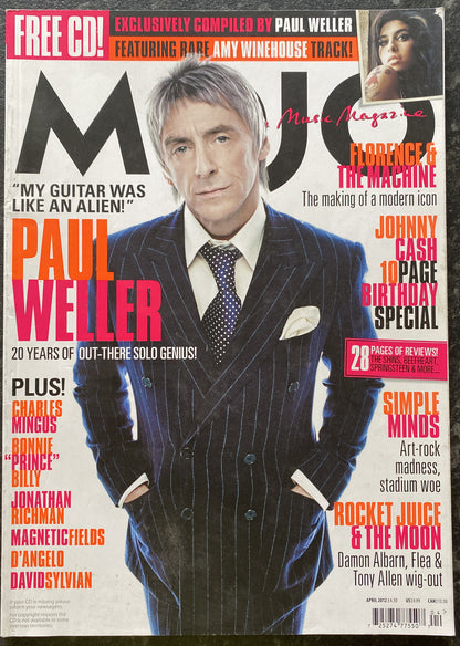 Mojo 221 April 2012 In Good Vintage Condition Magazine