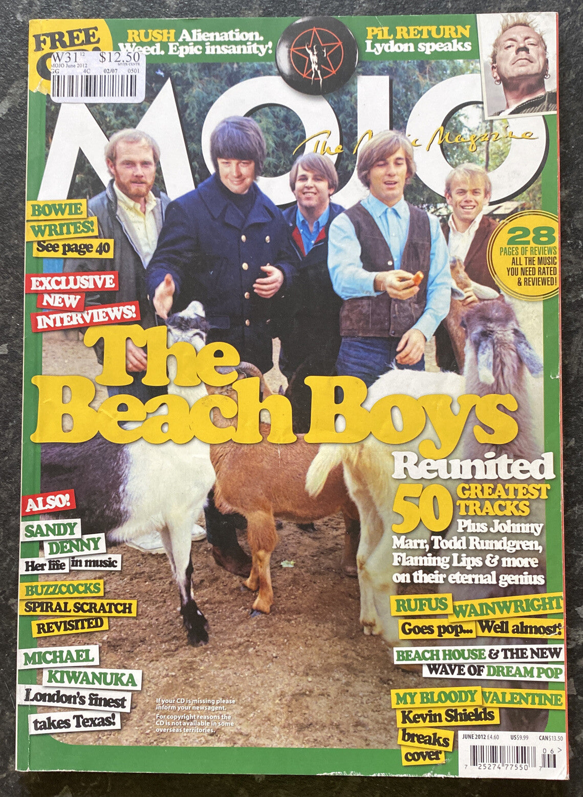 Mojo 223 June 2012 In Good Vintage Condition Magazine