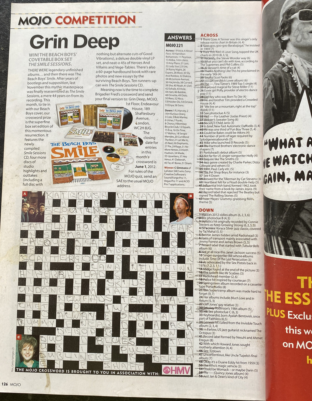 Mojo 223 June 2012 In Good Vintage Condition Magazine