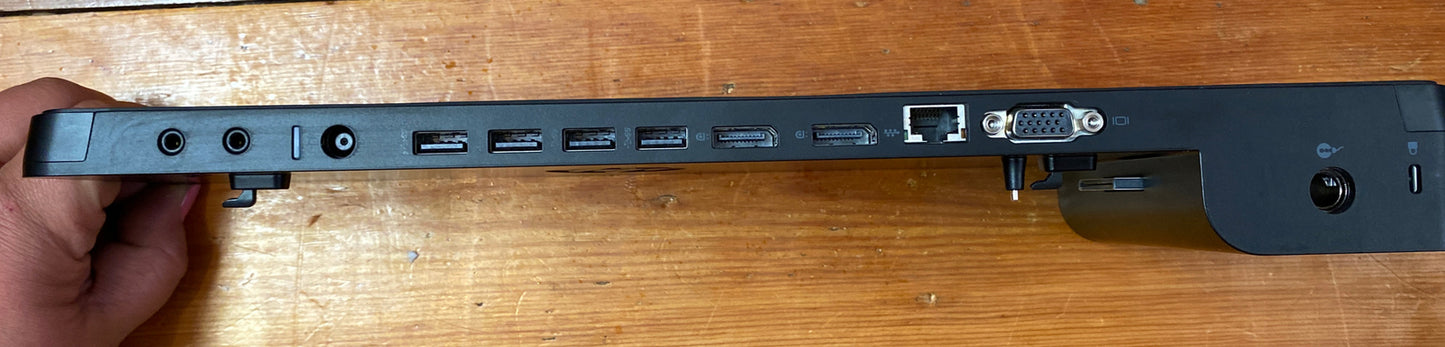 280 HP 2013 UltraSlim Docking Station HSTNN-1X10 D9Y32AA#ABG PIN BROKEN