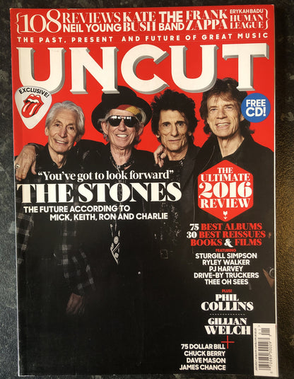 UNCUT MAGAZINE - #236 - JANUARY 2017 - THE STONES - PHIL COLLINS - CHUCK BERRY