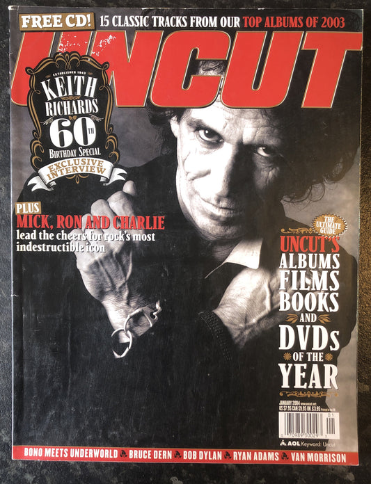 Uncut Magazine January 2004 Bono Keith Richards Underworld Bruce Dern - 80 - edk