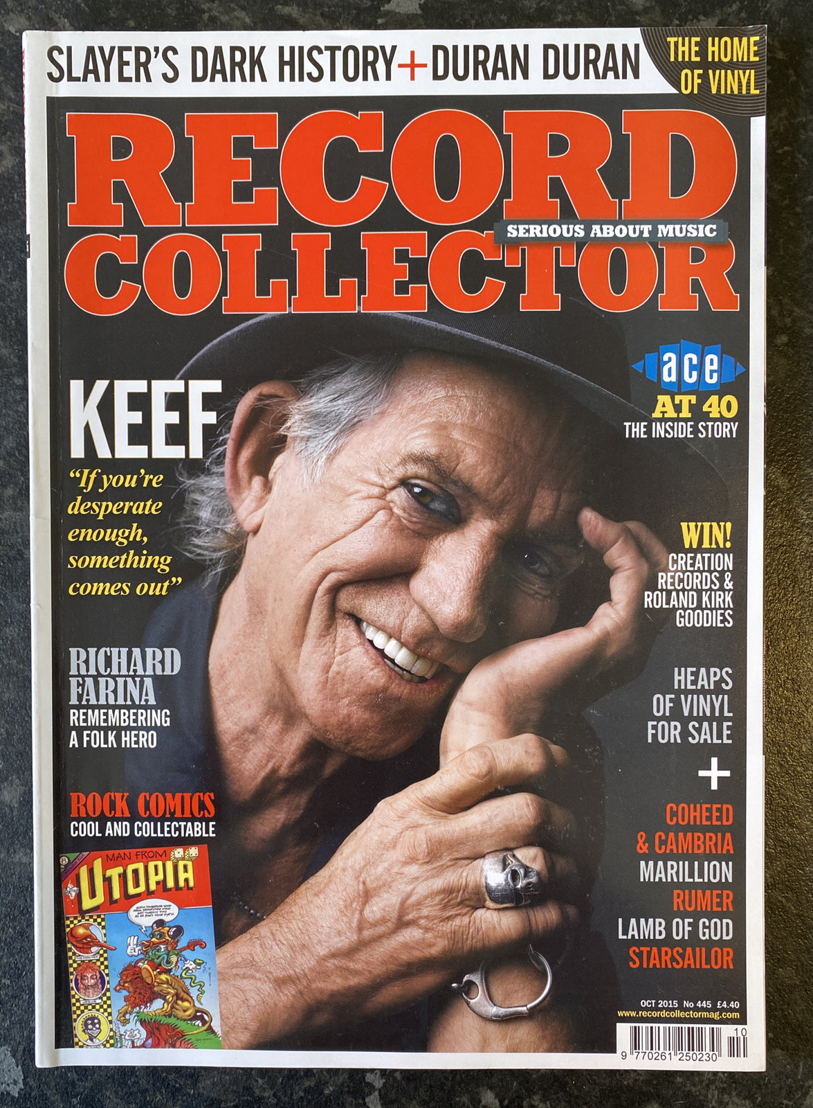 RECORD COLLECTOR MAGAZINE ~ OCTOBER 2015 ISSUE: 445