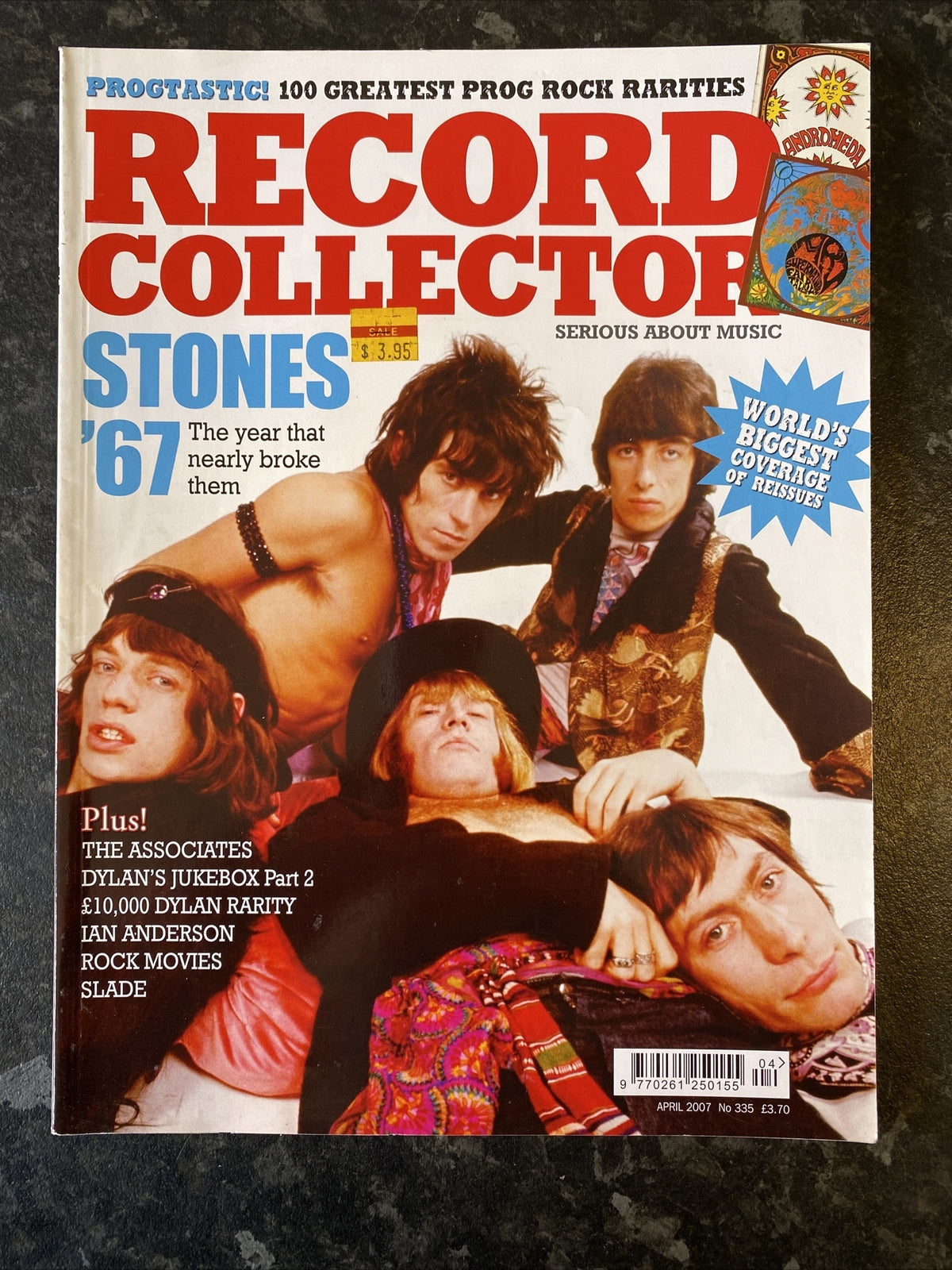 RECORD COLLECTOR MAGAZINE APRIL 2007 ISSUE: 335 ITHE ASSOCIATES ROLLING STONES