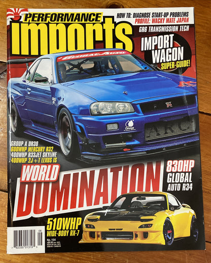 Performance Imports No. 154 In Good  Condition Magazine