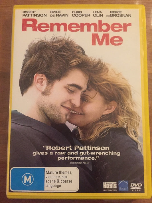 Remember Me Movie - Not Sealed Dvd + Free Post Aus seller