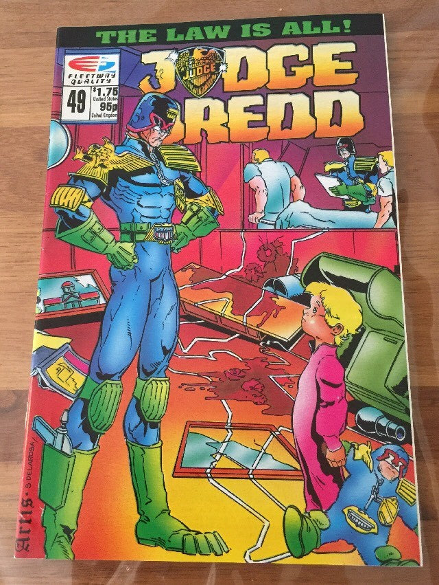 Judge Dredd The Law Is All! Comic Book 49 In Mint Condition + Free Postage