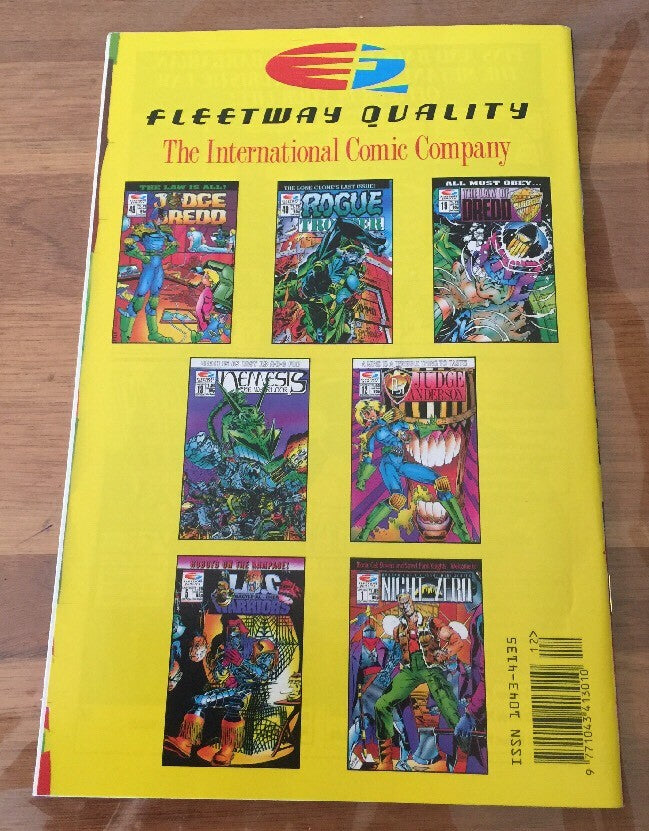 Judge Dredd The Law Is All! Comic Book 49 In Mint Condition + Free Postage