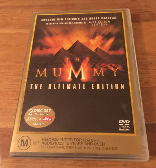 The Mummy The Ultimate Edition 2disc Dvd Not Sealed + free post Aus Seller