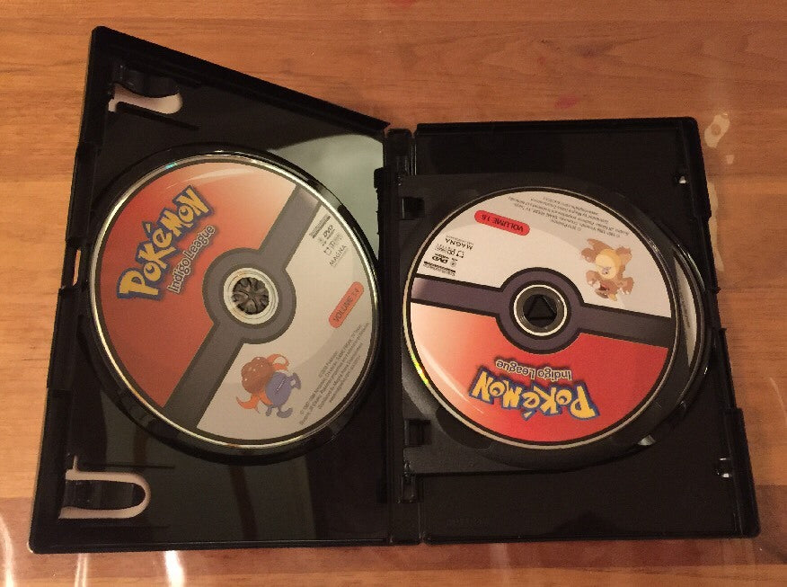 Pokemon Indigo League Collection 2 Dvd Not Sealed 3disc Set + free post Aus Sell