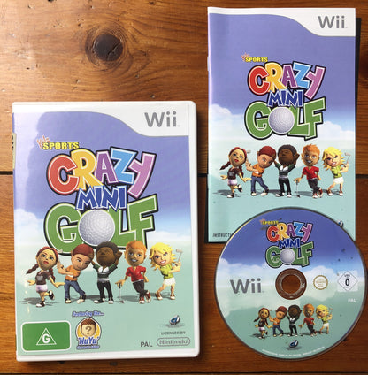 2142 Crazy Mini Golf Nintendo Wii PAL Complete Game