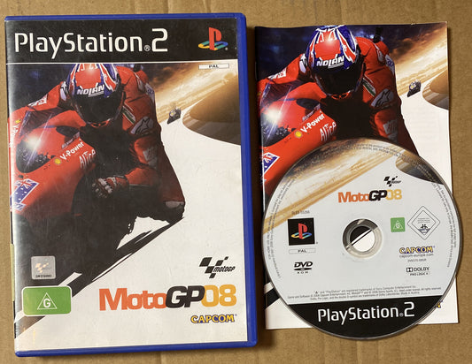 2260 Moto Gp 08 Playstation 2/PS2 Complete Game