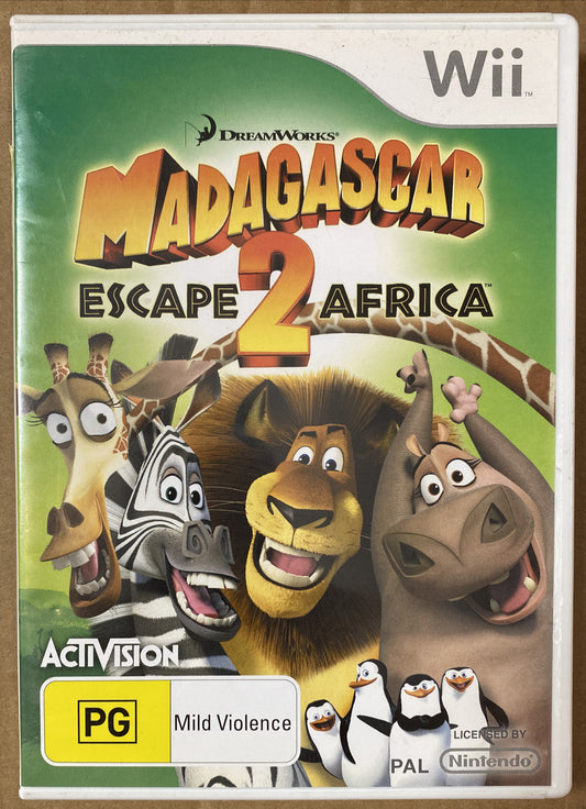 2148 Madagascar Escape 2 Africa Nintendo Wii InComplete Game