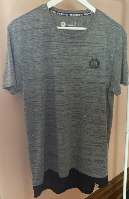 NBL Gym Workout Grey Shirt Sizing Large In Good Condition