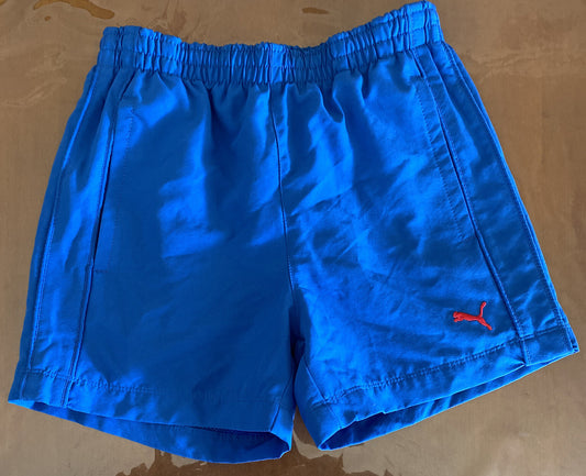 Puma Kids Blue Shorts Medium In Good Condition