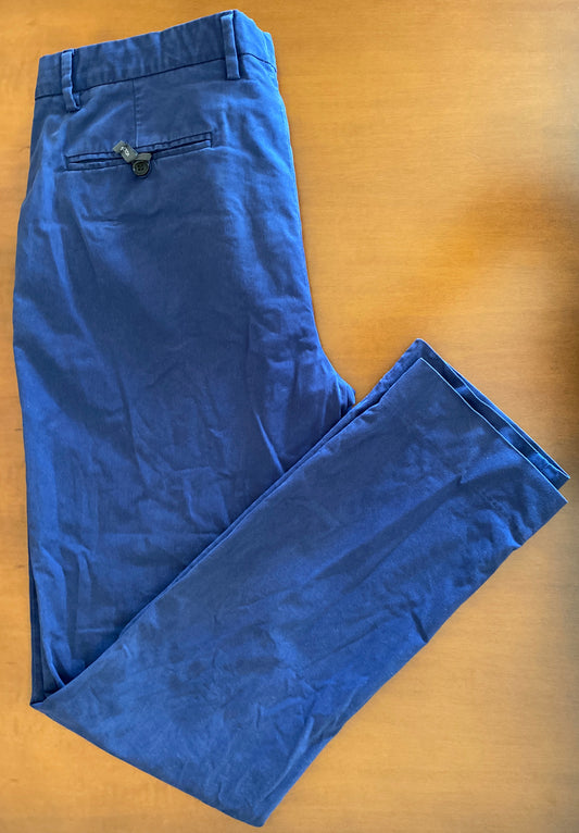H & M Blue Dress Trousers Sizing 38R In Good Condition
