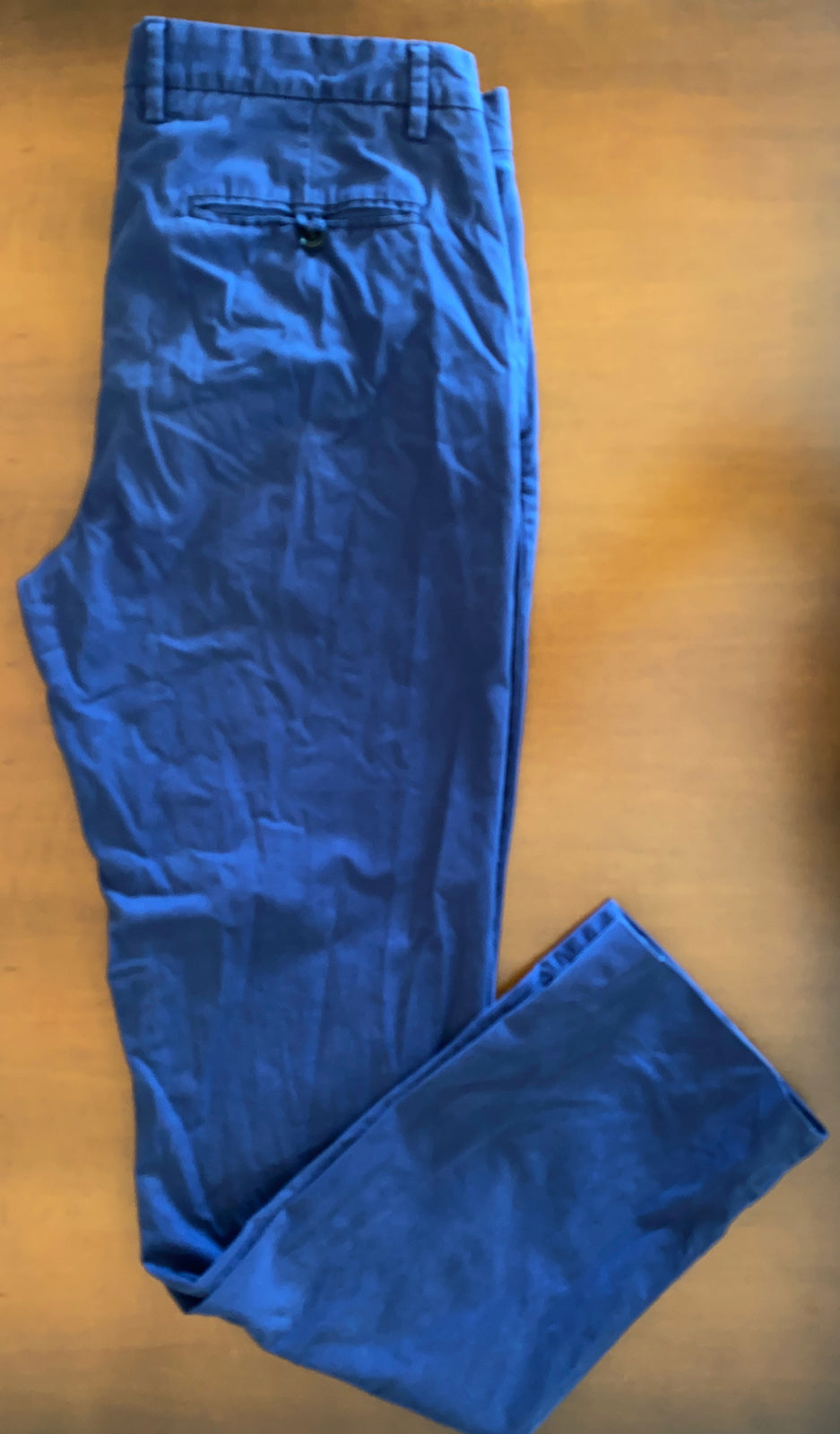 H & M Blue Dress Trousers Sizing 38R In Good Condition
