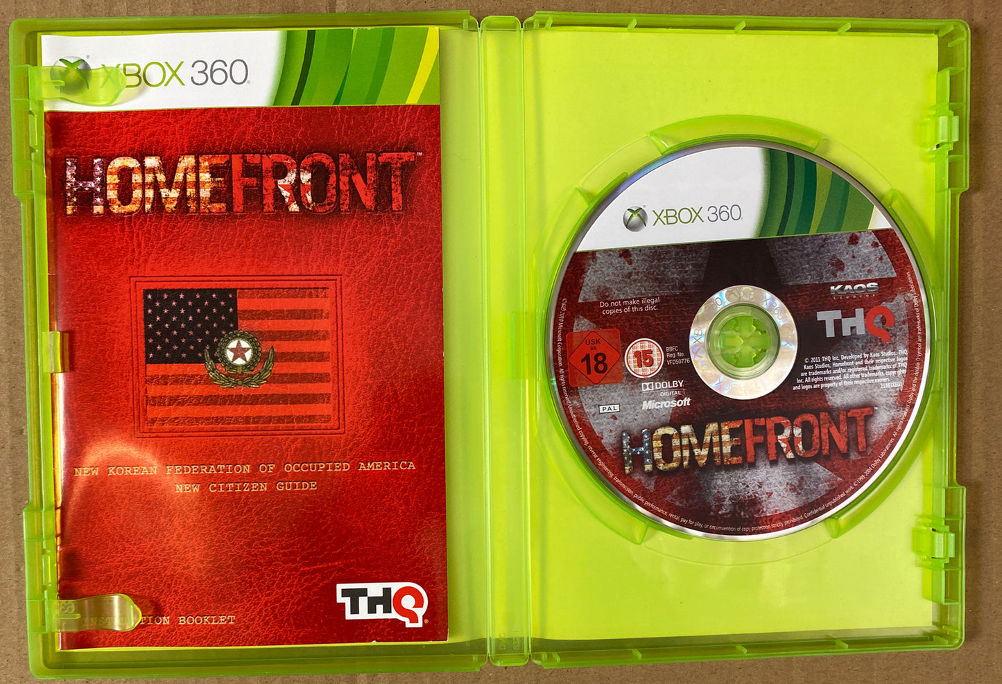 2397 HomeFront PAL Xbox 360 Complete