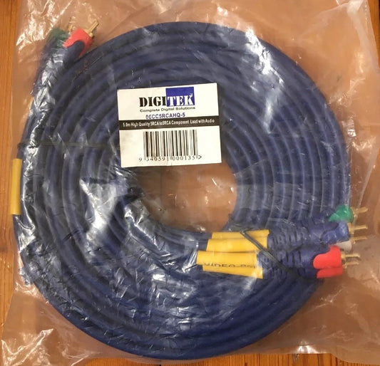 Digitek 5 meter component cable + Free Post Aus Seller