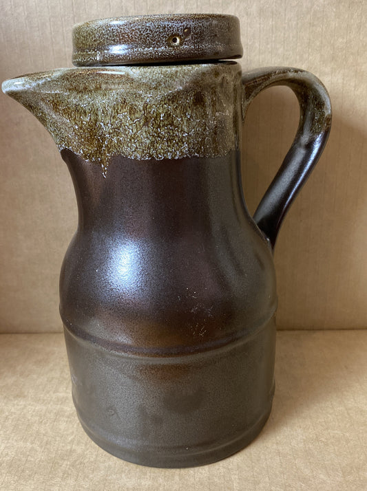 VINTAGE KILN CRAFT TEA / COFFEE POT JUG RETRO KITSCH