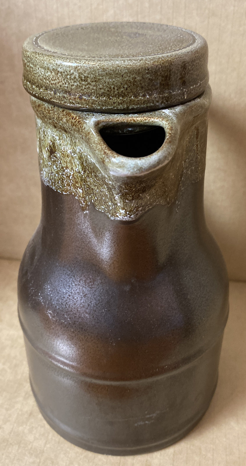VINTAGE KILN CRAFT TEA / COFFEE POT JUG RETRO KITSCH
