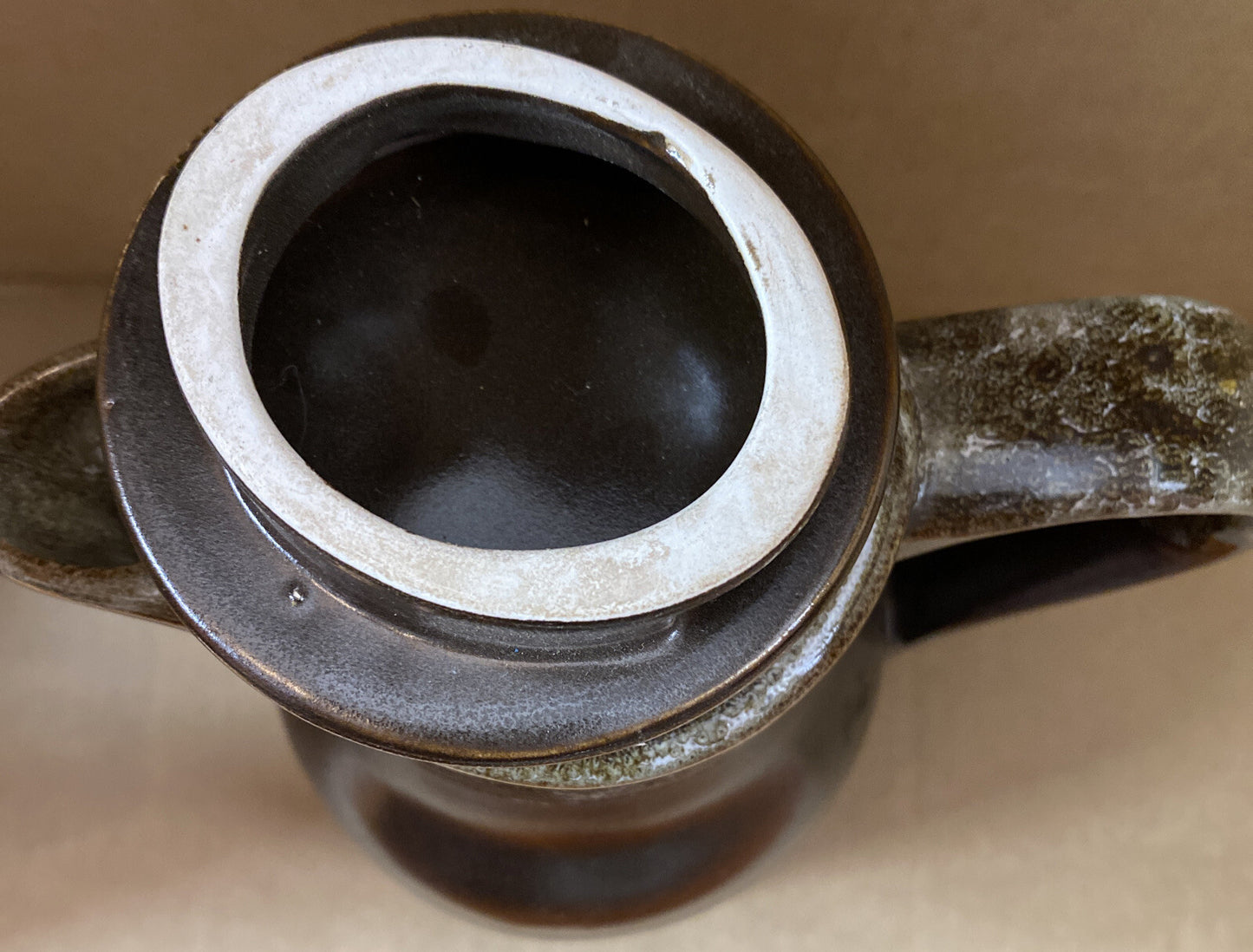 VINTAGE KILN CRAFT TEA / COFFEE POT JUG RETRO KITSCH