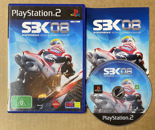 2407 SBK08 Superbike Championship Playstation 2/PS2 Complete Game + Free Post