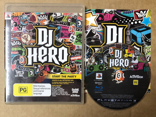 2997 DJ Hero PAL Playstation 3/PS3 Complete + Free Post