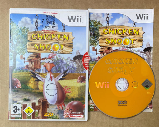 3038 Chicken Shoot Nintendo Wii Complete Game + FreePost