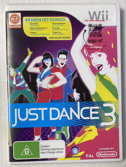 2855 Just Dance 3 Nintendo Wii Complete Game + Free Post