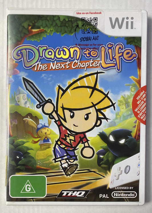 2976 Drawn To Life The Next Chapter Nintendo Wii Brand New Sealed + Free Post