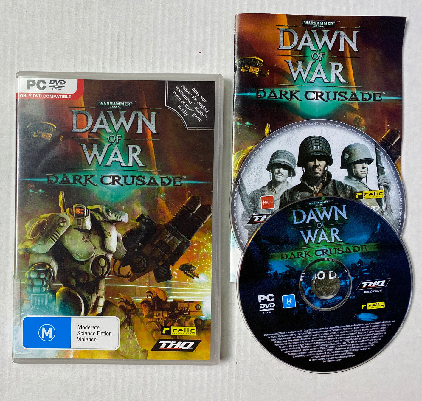 3054 Warhammer 40000 Dawn Of War Dark Crusade PC + Free Post