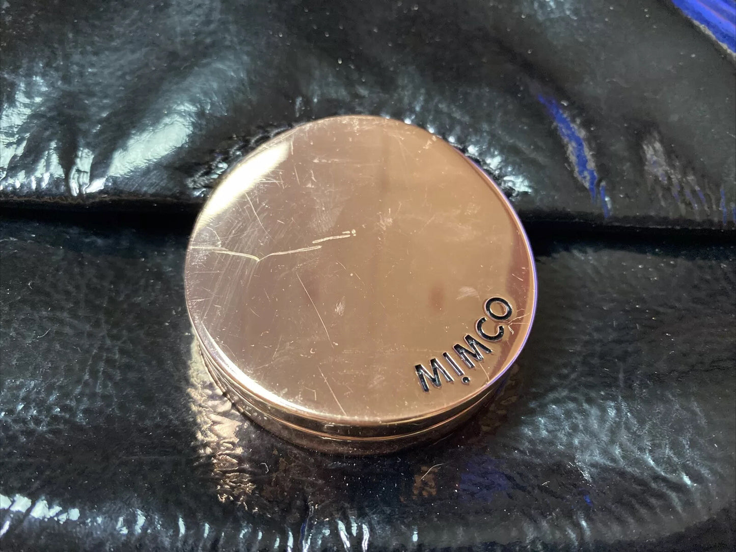 M658 Mimco Handbag Purse Clutch Black In Good Condition + Free Post