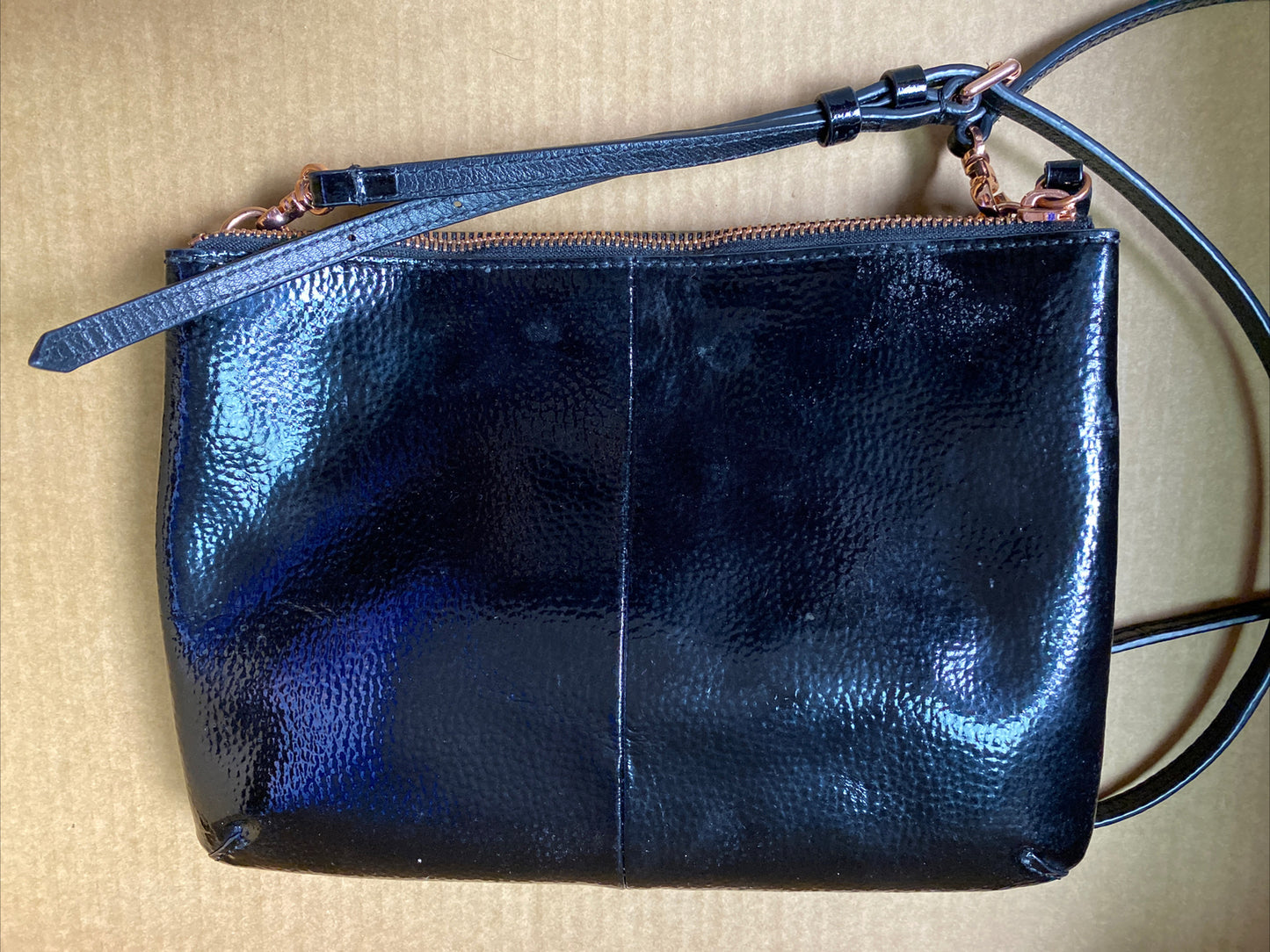 M658 Mimco Handbag Purse Clutch Black In Good Condition + Free Post