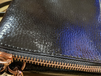 M658 Mimco Handbag Purse Clutch Black In Good Condition + Free Post