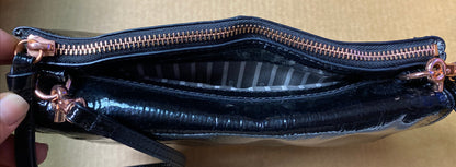 M658 Mimco Handbag Purse Clutch Black In Good Condition + Free Post