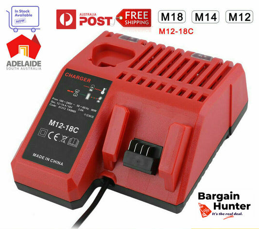 Aftermarket Milwaukee li-Ion 12v-18v  Replacement Battery Charger M12-18FC 240V