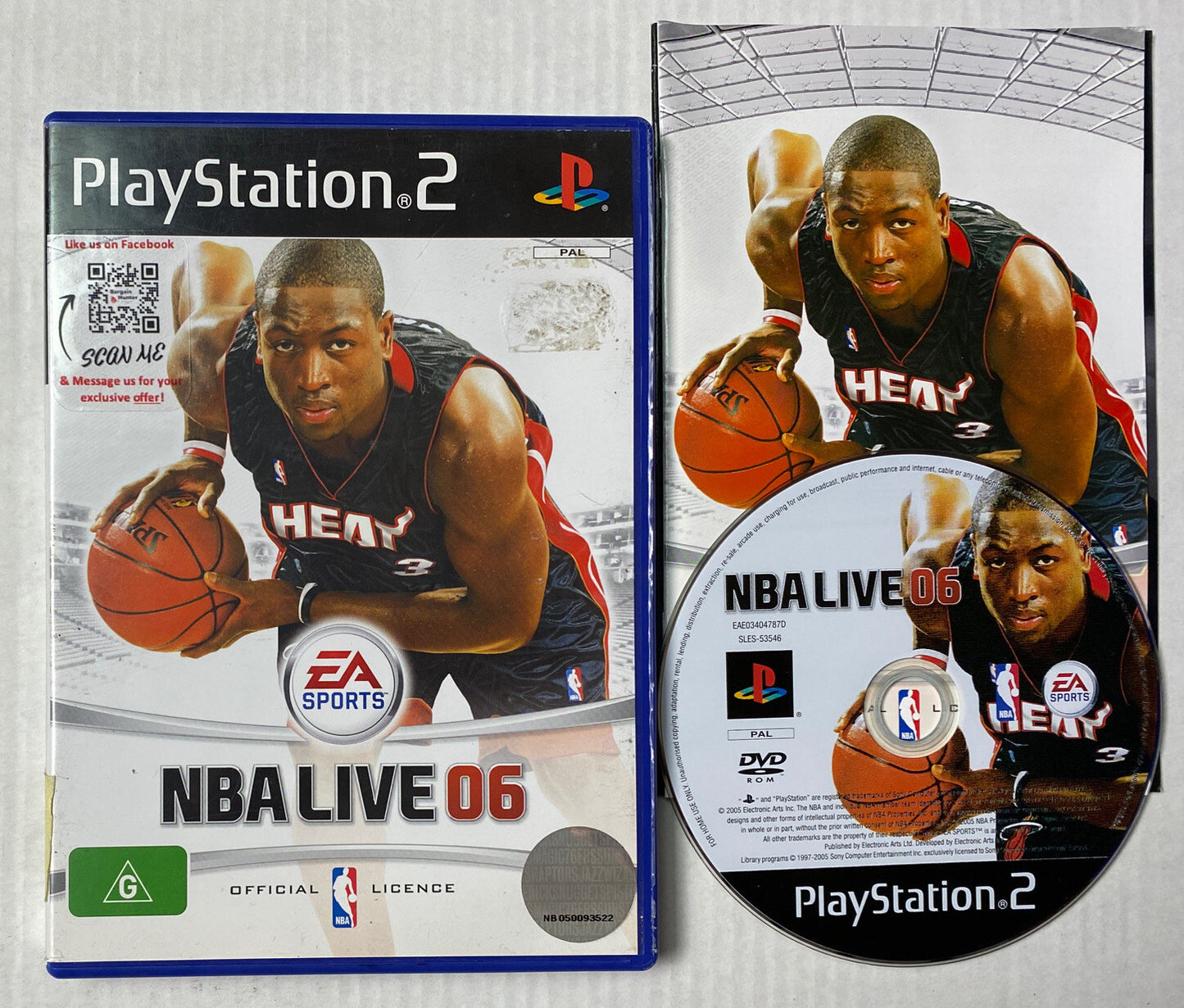 2434 EA Sports NBA Live 06 Playstation 2/PS2 Complete Game + Free Post