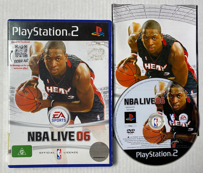 2434 EA Sports NBA Live 06 Playstation 2/PS2 Complete Game + Free Post