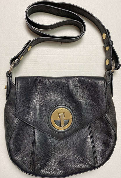 M659 Mimco Medium Handbag Purse Black In Good Condition + Free Post