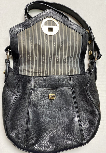 M659 Mimco Medium Handbag Purse Black In Good Condition + Free Post
