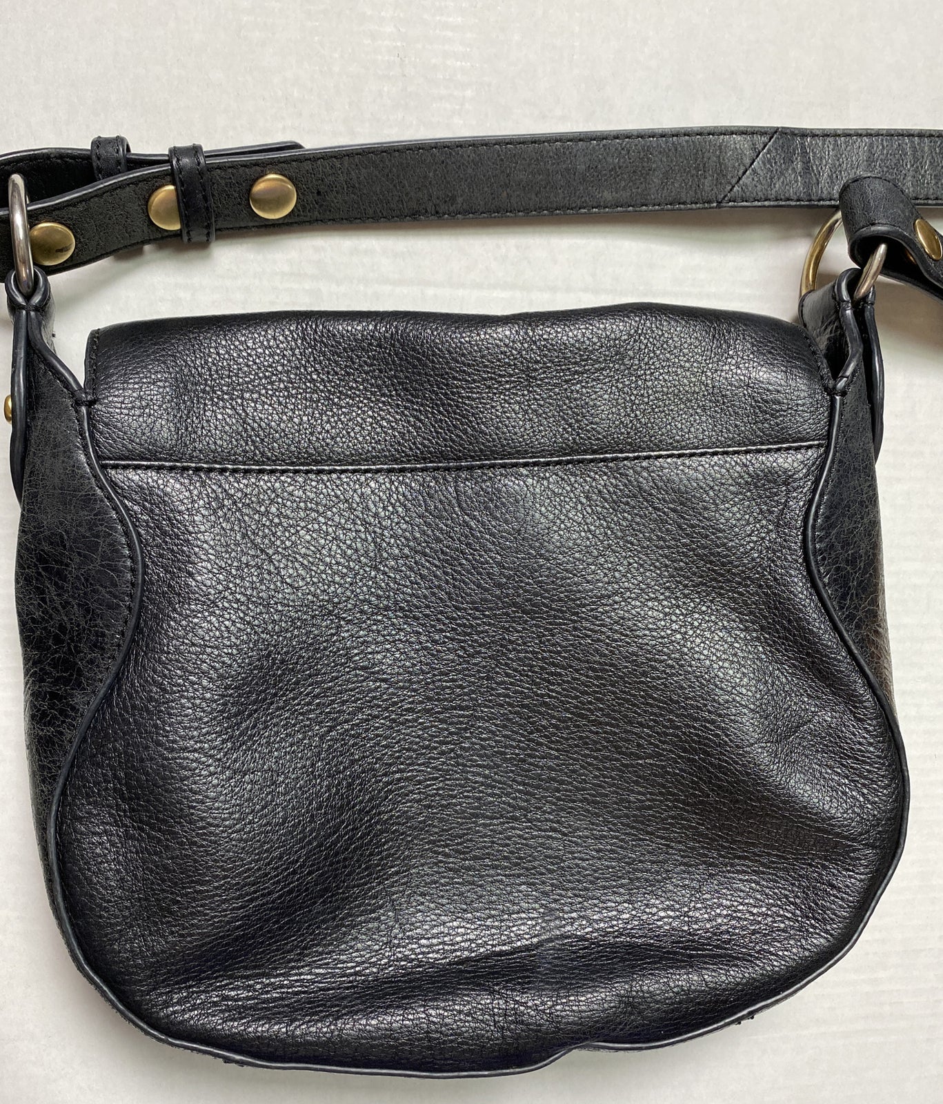 M659 Mimco Medium Handbag Purse Black In Good Condition + Free Post