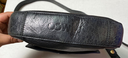 M659 Mimco Medium Handbag Purse Black In Good Condition + Free Post
