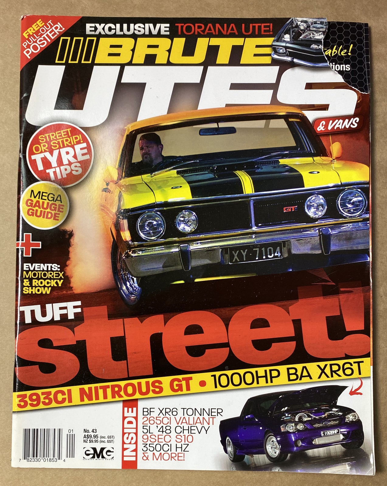 Aussie Brutes Car magazine No. 43 In Fair Condition