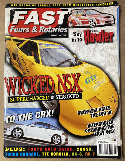 Fast Four And Rotaries Feb/Mar 1999 In Ok Condition