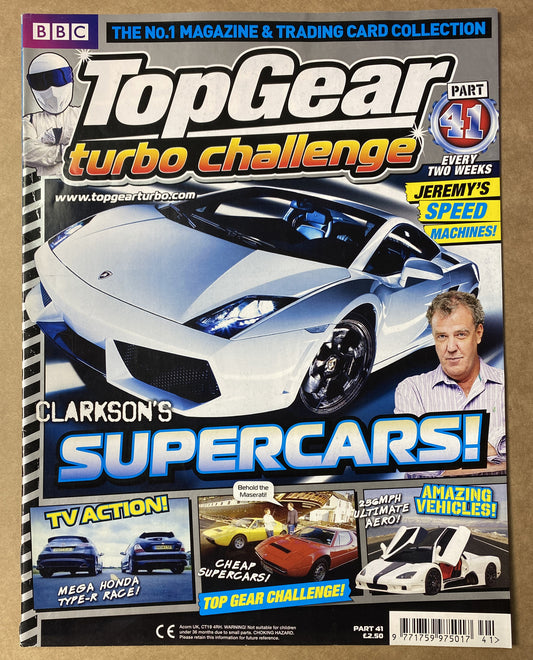 BBC Top Gear Turbo Challenge Part 41 In Good Condition Magazine